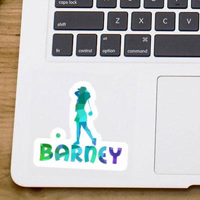 Barney Sticker Golferin Gift package Image