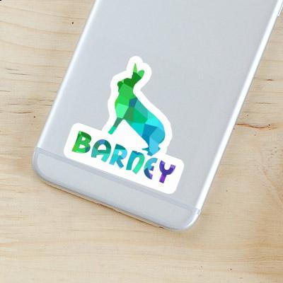 Sticker Rabbit Barney Gift package Image