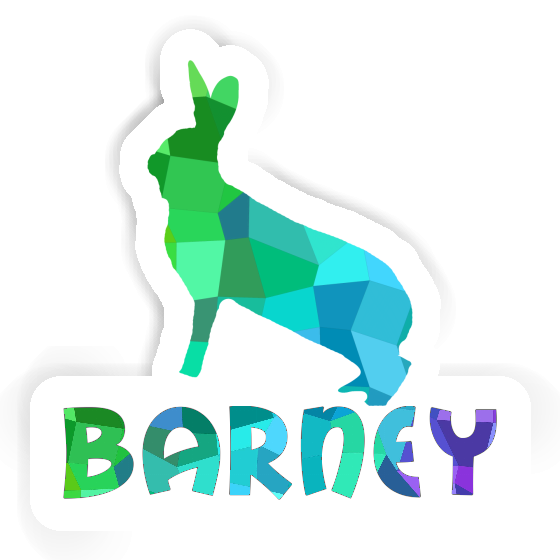 Sticker Rabbit Barney Laptop Image