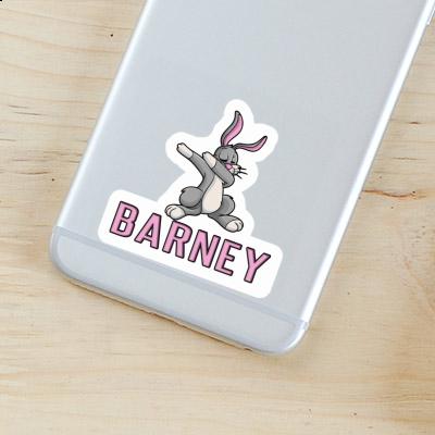 Sticker Barney Dabbing Hare Image