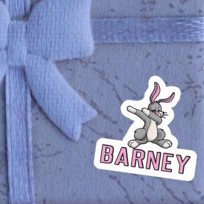 Sticker Barney Dabbing Hare Laptop Image