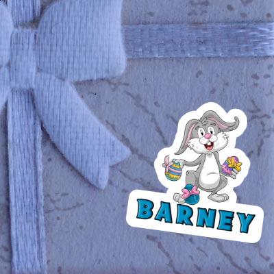 Sticker Barney Easter Bunny Gift package Image