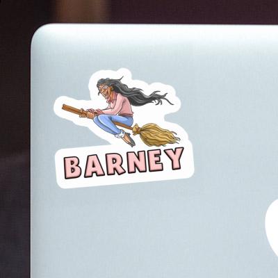 Barney Sticker Witch Notebook Image