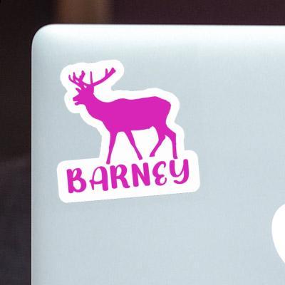 Barney Sticker Hirsch Laptop Image