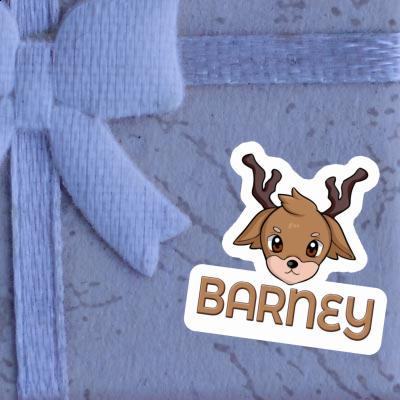 Deer Sticker Barney Image