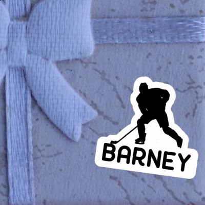 Sticker Hockey Player Barney Gift package Image