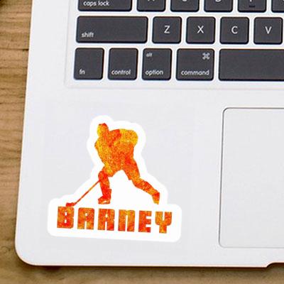 Aufkleber Eishockeyspieler Barney Gift package Image