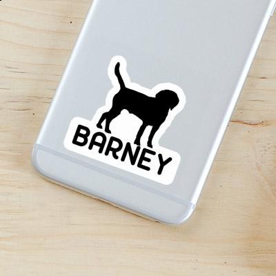 Chien Autocollant Barney Image