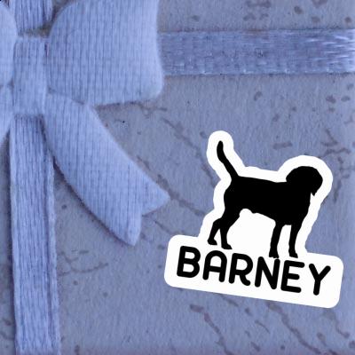 Chien Autocollant Barney Notebook Image