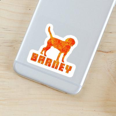 Hund Aufkleber Barney Gift package Image