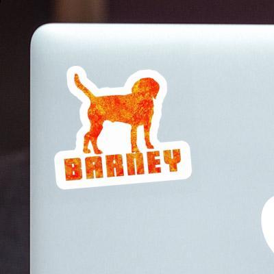 Sticker Dog Barney Laptop Image