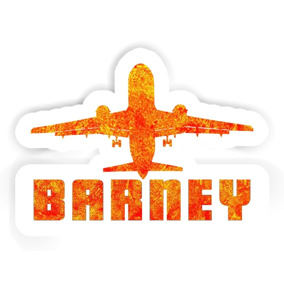 Sticker Barney Jumbo-Jet Laptop Image