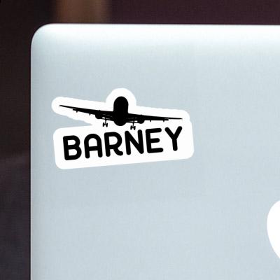 Sticker Airplane Barney Gift package Image