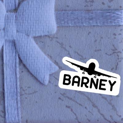 Sticker Airplane Barney Image