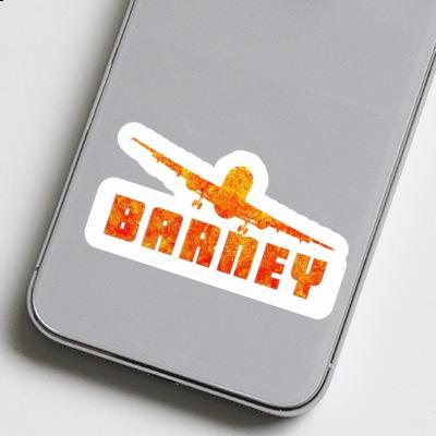 Sticker Airplane Barney Laptop Image