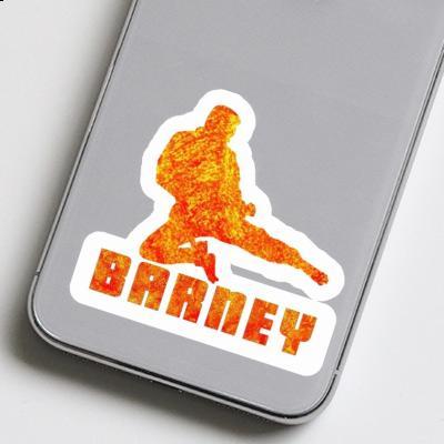 Karateka Sticker Barney Image