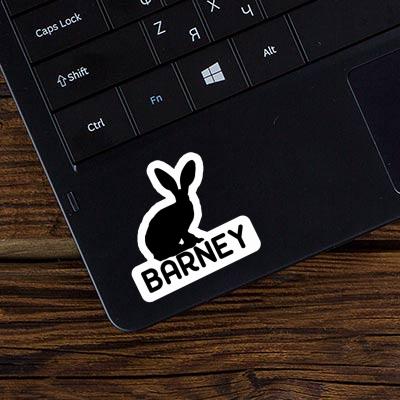 Autocollant Lapin Barney Laptop Image