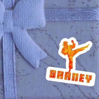 Sticker Barney Karateka Image