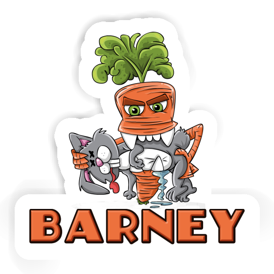 Sticker Barney Monster Carrot Gift package Image