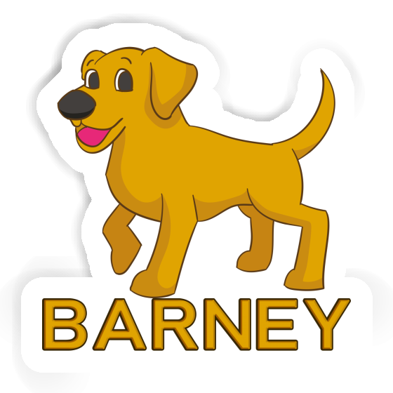 Sticker Dog Barney Laptop Image