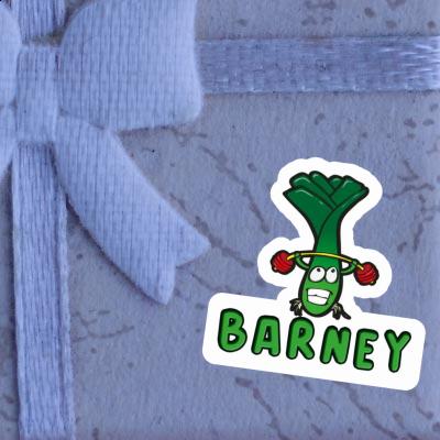 Sticker Weight Lifter Barney Gift package Image