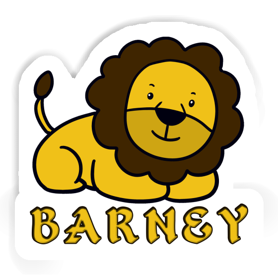 Sticker Lion Barney Laptop Image