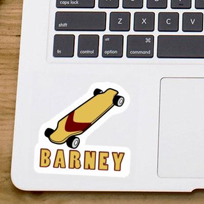 Barney Sticker Longboard Image