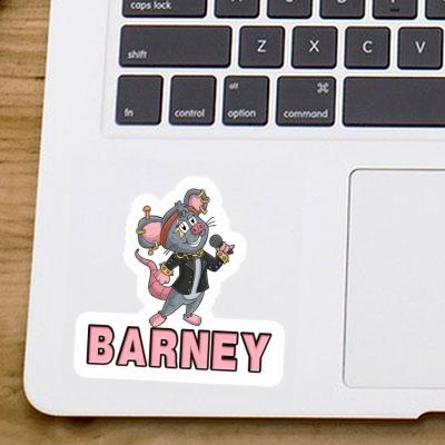 Sticker Singer Barney Image