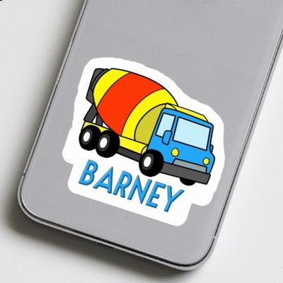 Barney Aufkleber Mischer-LKW Notebook Image