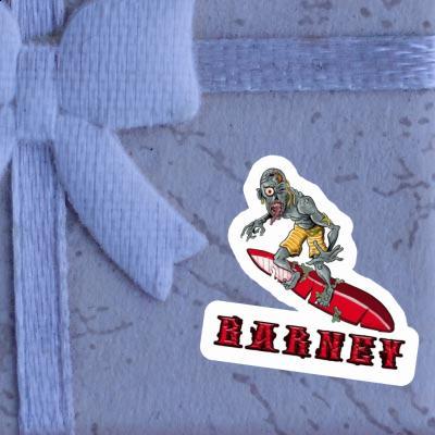 Autocollant Barney Surfeur Gift package Image