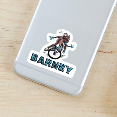 Biker Sticker Barney Notebook Image