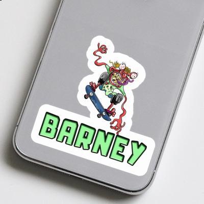 Barney Sticker Skater Laptop Image