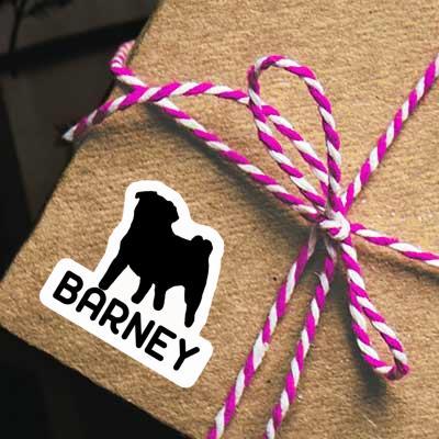 Aufkleber Barney Mops Gift package Image