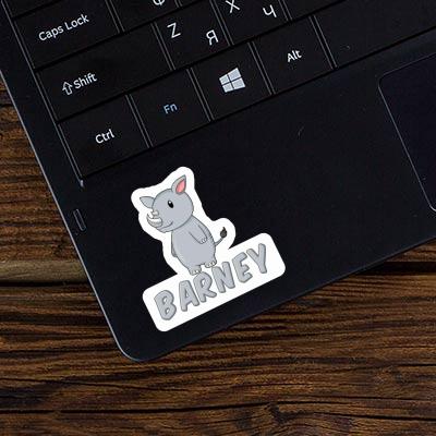 Rhino Sticker Barney Laptop Image