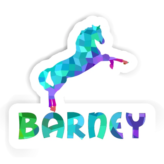 Sticker Horse Barney Notebook Image