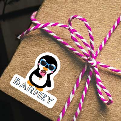 Penguin Sticker Barney Notebook Image