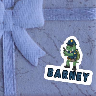 Barney Sticker Polizist Image