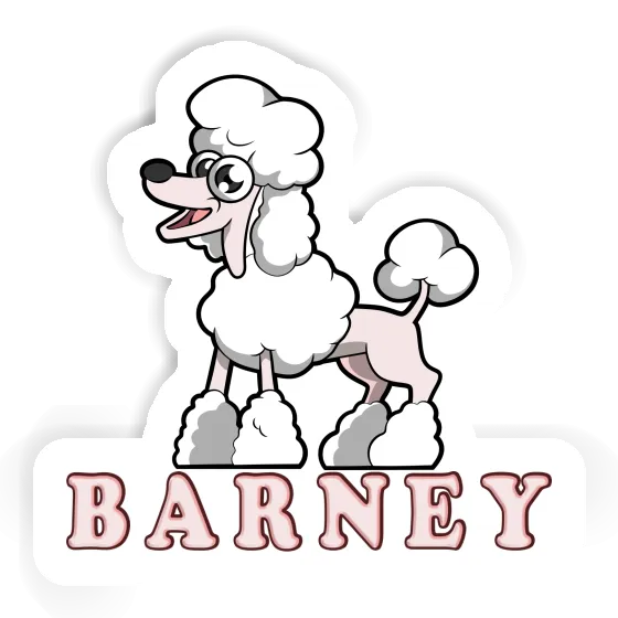 Barney Autocollant Caniche Image