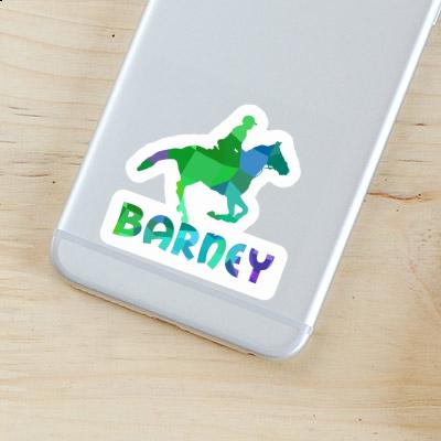 Barney Sticker Horse Rider Notebook Image