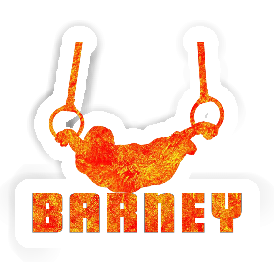 Ring gymnast Sticker Barney Image