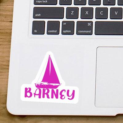 Sailboat Sticker Barney Notebook Image