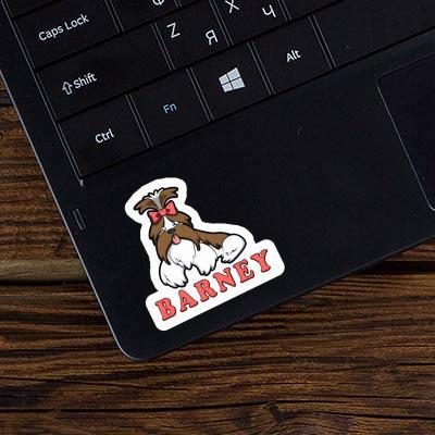 Sticker Barney Shih Tzu Image