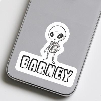 Sticker Alien Barney Gift package Image