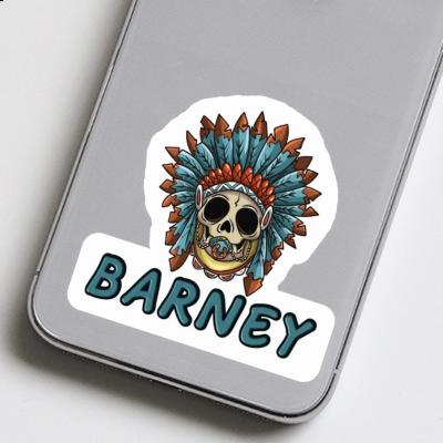 Barney Sticker Baby-Skull Notebook Image