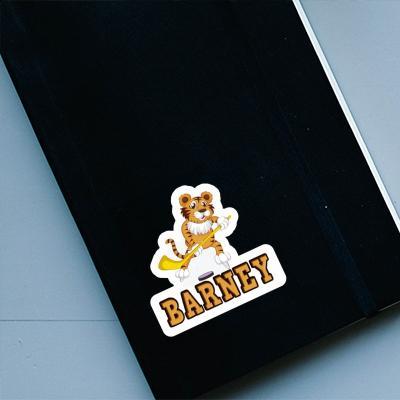 Autocollant Barney Joueur de hockey Gift package Image