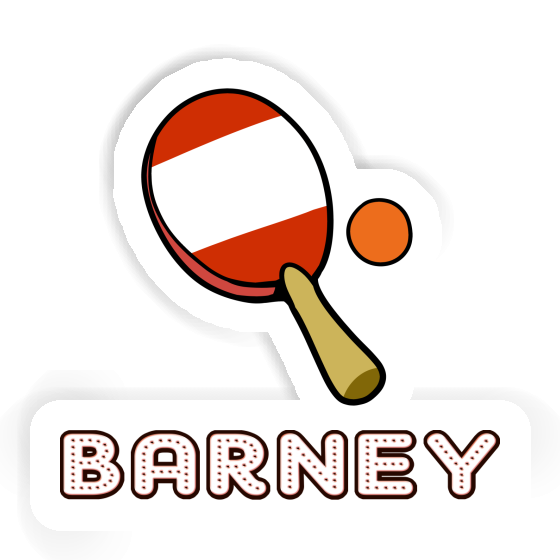 Table Tennis Paddle Sticker Barney Gift package Image