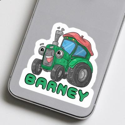 Tractor Sticker Barney Laptop Image