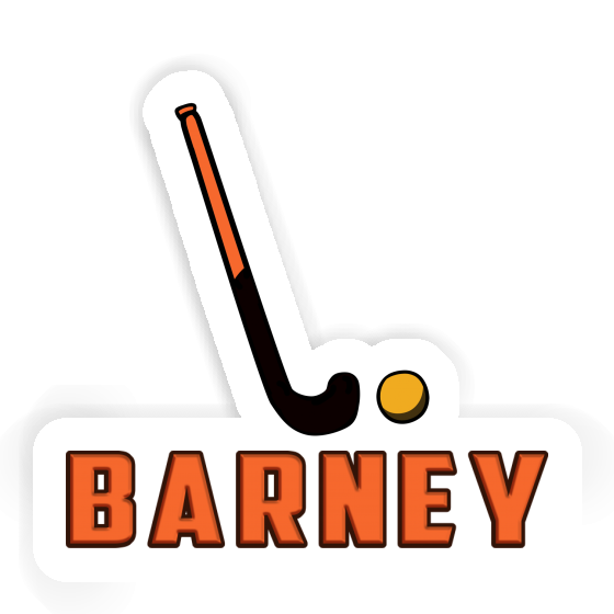 Barney Sticker Floorball Stick Laptop Image