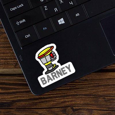 Autocollant Pilons vibrant Barney Laptop Image