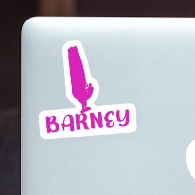 Barney Sticker Windsurfer Image